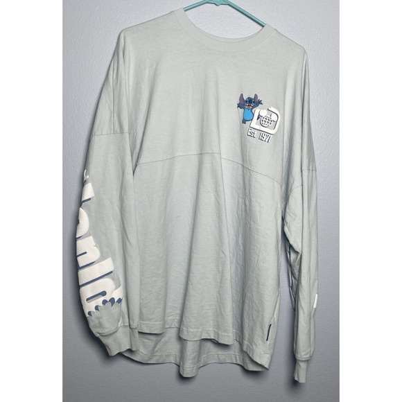 DISNEY Spirit Jersey Walt Disney World STITCH Claw marks puff letters Size Large - Picture 4 of 10